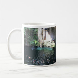 Café Cenote azul sagrado, Ik Kil, taza de México #4