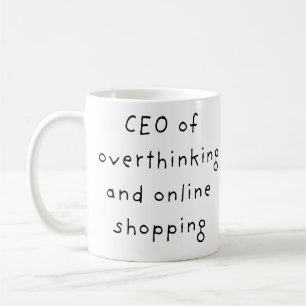 Café CEO de Taza de Cerámica Divertida para Pensar Dema