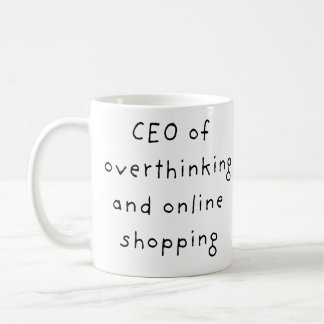 Café CEO de Taza de Cerámica Divertida para Pensar Dema