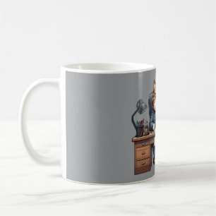 Café CEO (Gato Ejecutivo Oficial) - Taza divertida de g