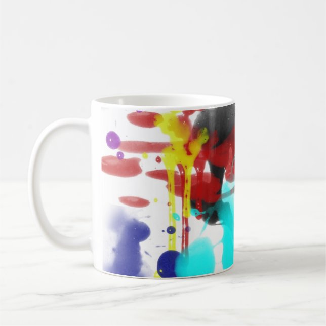 Café Chapoteo de la taza del color (Izquierda)