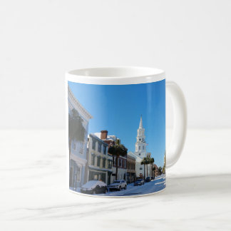 Café Charleston en la taza de la nieve