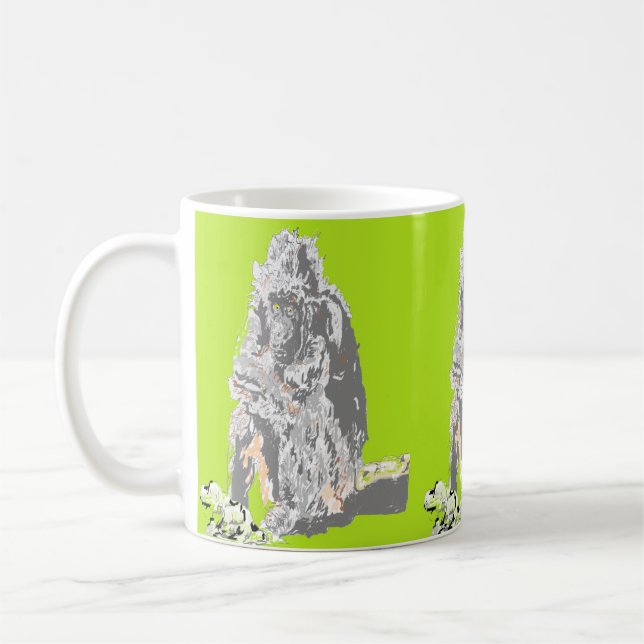 Café Chimpancé de taza (Izquierda)
