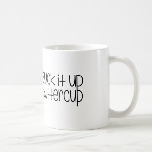Café Chúpelo encima de la taza del ranúnculo