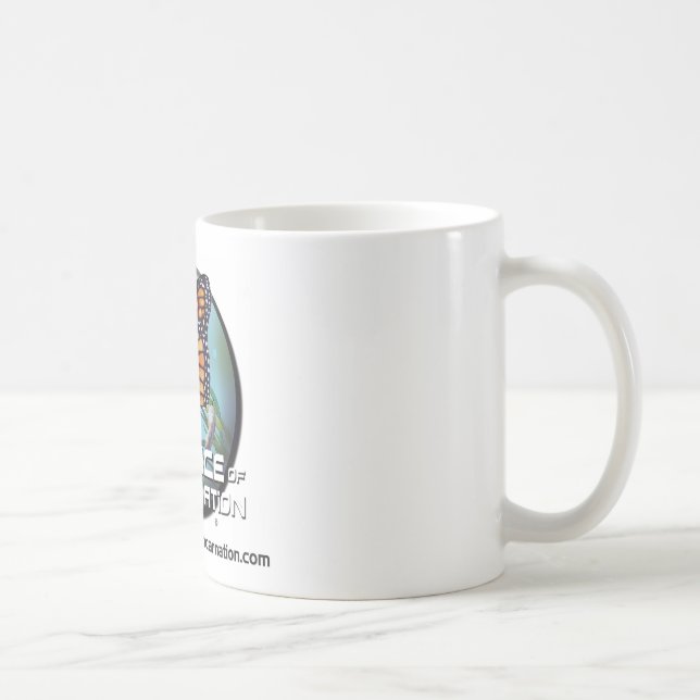 Café ciencia de la taza de la reencarnación (Derecha)