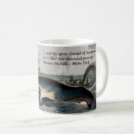 Café Cita de Moby Dick y taza de la ballena