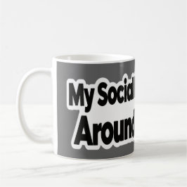 Café Cita divertida de introvertido identificable Taza