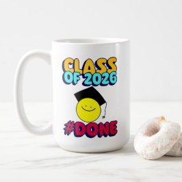 Café Clase de 2026 Taza de regalo de graduación listo
