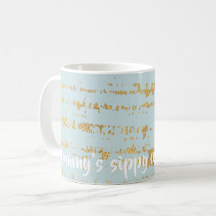 Café: "Clásico Copa de Mami Dorada/Azul"