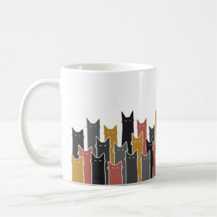 Café Clowder de la taza de los gatos
