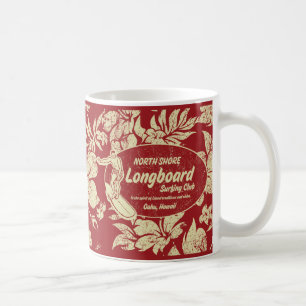 Café Club que practica surf la taza de Pareau