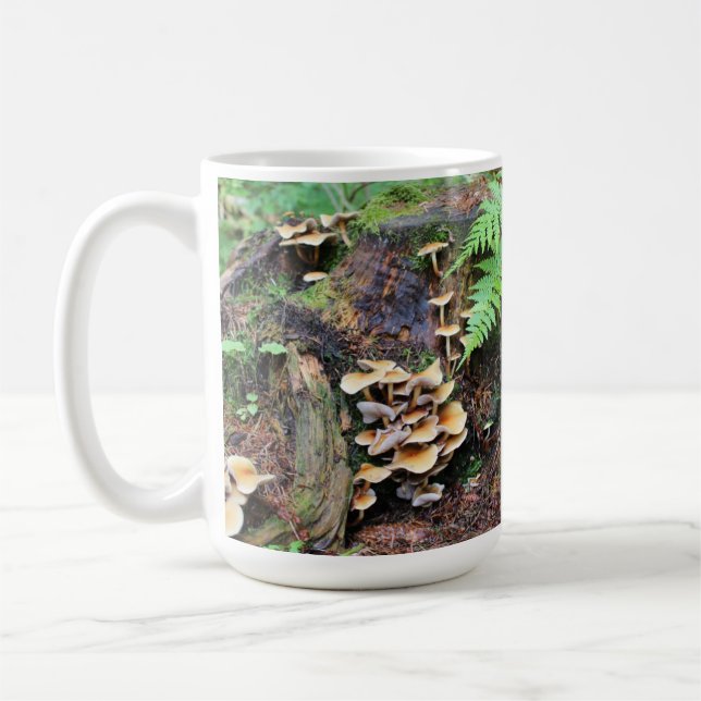 Café Clúster de hongos - 15 oz. Taza (Izquierda)