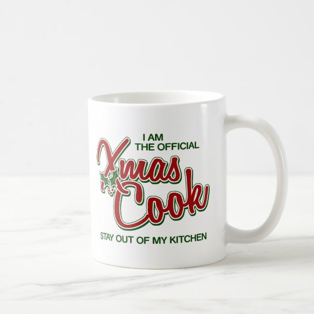 Café COCINERO OFICIAL DE NAVIDAD - taza (Derecha)