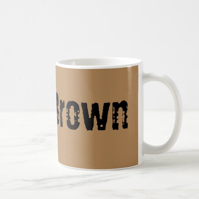 Café Código Brown de la taza de la enfermera (Derecha)