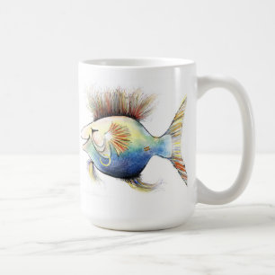 Café Codstewart taza blanca clásica de 15 onzas