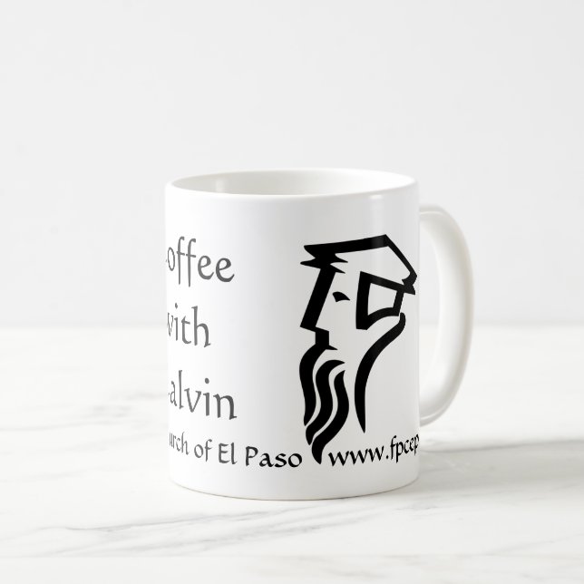 Café Coffe con la taza de Calvin (Anverso derecho)