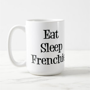 Café Coma la taza de Frenchie del sueño