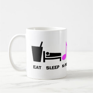Café Coma la taza de Kpop del sueño