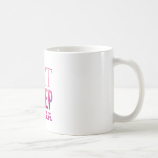 Café Coma la taza de la yoga del sueño