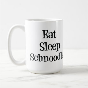 Café Coma la taza de Schnoodle del sueño
