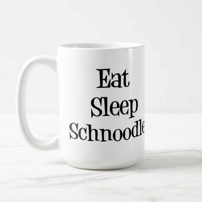 Café Coma la taza de Schnoodle del sueño (Izquierda)