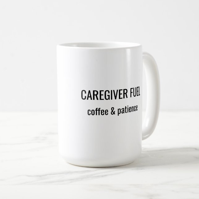 Café Combustible para Cuidadores y Taza de Pacienc (Anverso derecho)