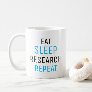 Café Come Dormir Investigar Repetir, Taza de Investigad