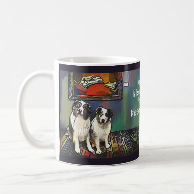 Café Comida para la taza de los ojos (Izquierda)