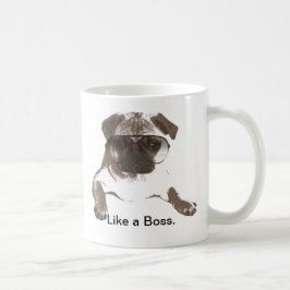Café Como un barro amasado de Boss en taza de los
