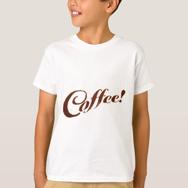 Café con café - Camiseta para niños (Anverso)