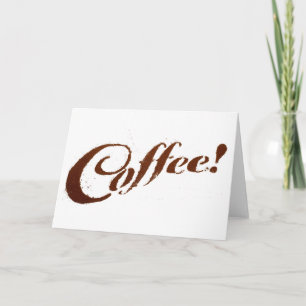 Café con café - Tarjeta de felicitación