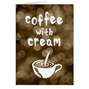 café con crema bokeh