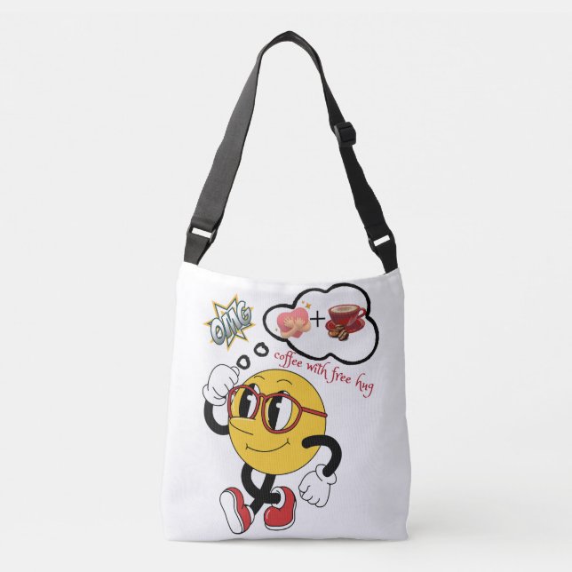 ☕ Café Con 🤗 De Abrazo Gratis | Bolsa de Emoji co (Anverso)