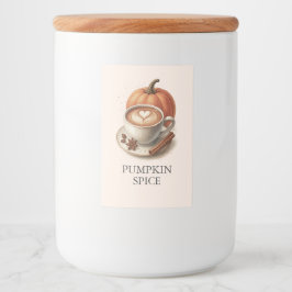 Café con especias de calabaza Pegatinas de ducha d