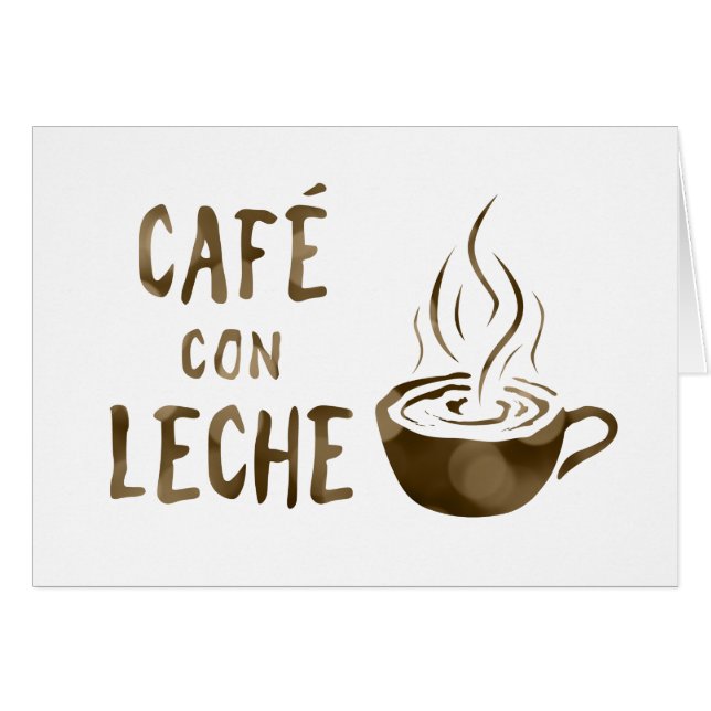 cafe con leche bokeh (Anverso (Horizontal))