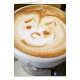 Café con leche con cara