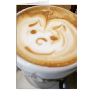 Café con leche con cara