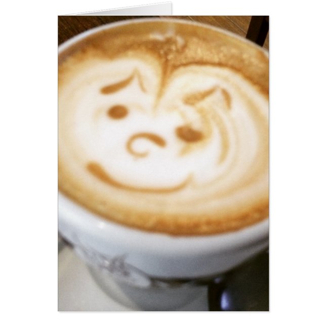 Café con leche con cara (Frente)