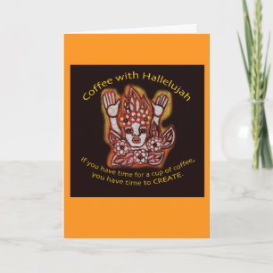 Café con tarjeta Hallelujah