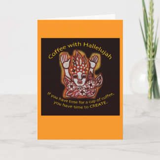 Café con tarjeta Hallelujah