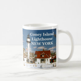 Café Coney Island, taza del faro de Nueva York
