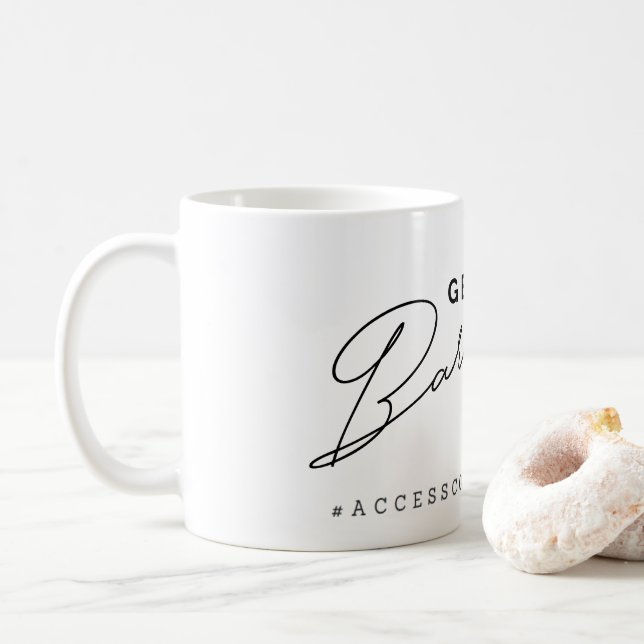 Café Consiga sus barras para funcionar con la taza de (Con donut)