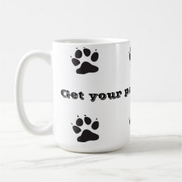 Café Consiga sus patas de mi taza