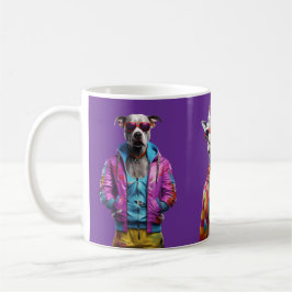 Café Cool Crew – Taza púrpura de Colour-Pop Animal Squa