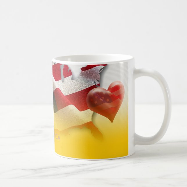 Café Corazón de América - taza (Derecha)