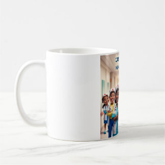 Café Corazón de la taza de sanación: Inspire positivida