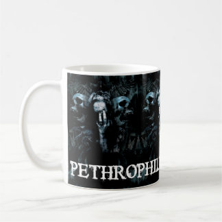 Café Cráneos de las promociones de Pethrophile y taza