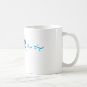 Café Crea en su taza de las alas