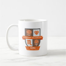 Crest de cumpleaños de Escorpio™ para taza del 1-2