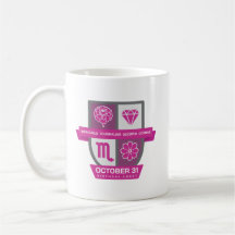 Crest de cumpleaños de Escorpio™ para taza del 24-
